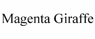 magenta giraffe