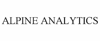 alpine analytics