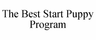 the best start puppy program