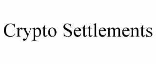 crypto settlements