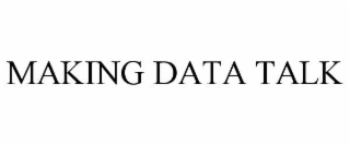 making data talk