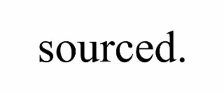sourced.