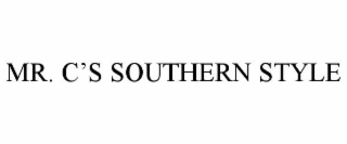mr. c’s southern style