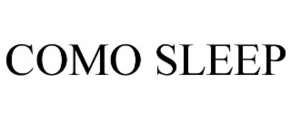 como sleep