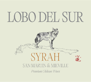 lobo del sur syrah san martin & mieville premium chilean wines
