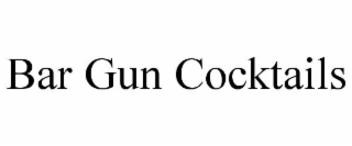bar gun cocktails