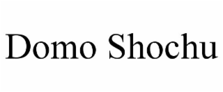 domo shochu