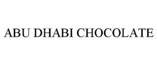 abu dhabi chocolate