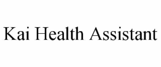kai health assistant