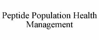 peptide population health management