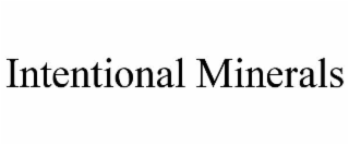 intentional minerals