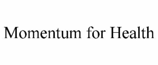 momentum for health