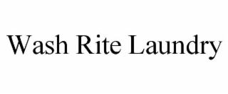 wash rite laundry