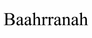 baahrranah