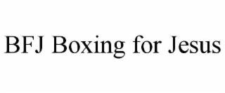bfj boxing for jesus