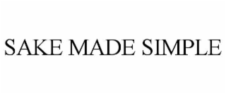 sake made simple