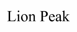 lion peak