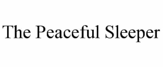 the peaceful sleeper