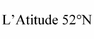 l’atitude 52°n