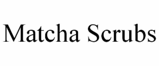 matcha scrubs