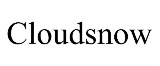 cloudsnow