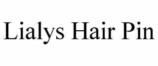 lialys hair pin