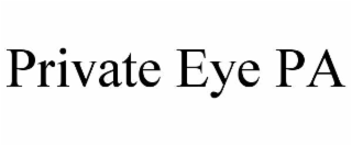 private eye pa
