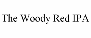 the woody red ipa