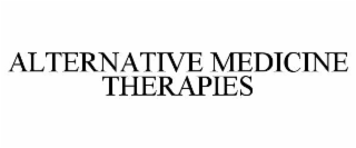 alternative medicine therapies