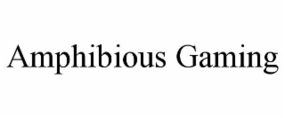 amphibious gaming