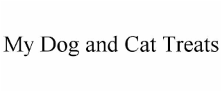 my dog and cat treats