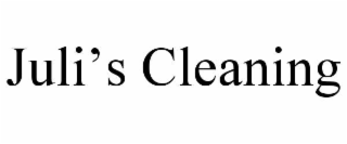 juli’s cleaning