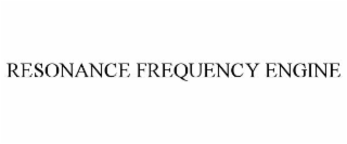 resonance frequency engine