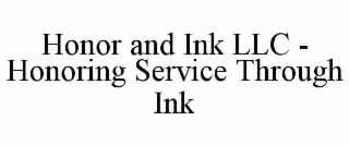 honor and ink llc - honoring service through ink