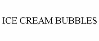 ice cream bubbles