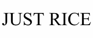 just rice