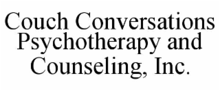 couch conversations psychotherapy and counseling, inc.
