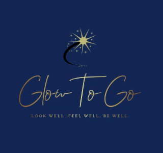 glo- to-go look well. feel well. be well.