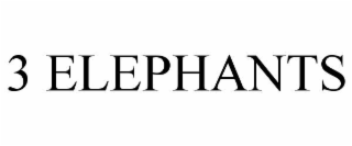 3 elephants
