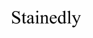 stainedly