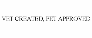 vet created, pet approved
