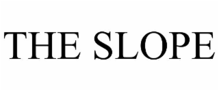 the slope