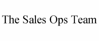 the sales ops team