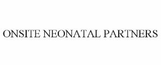onsite neonatal partners