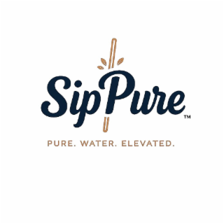 sip pure pure. water. elevated.