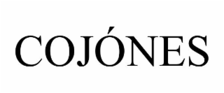 cojÓnes