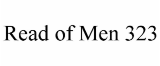 read of men 323