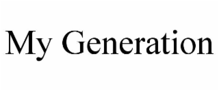 my generation