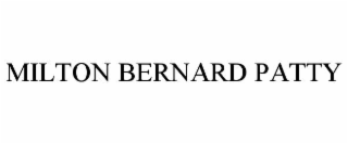 milton bernard patty
