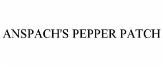 anspach's pepper patch